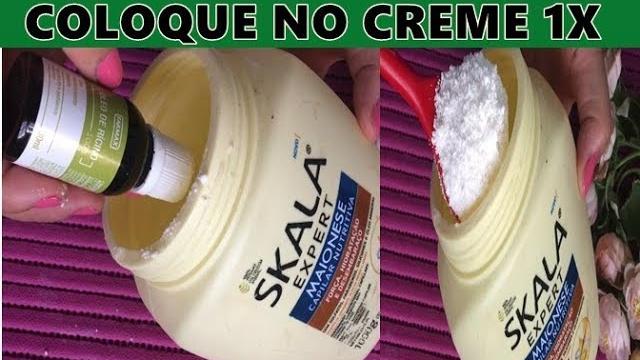 Creme para  Alisar os Cabelos na Hora