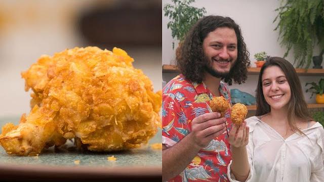 Frango Frito Vegano de Couve Flor