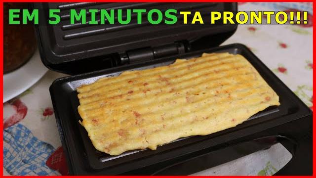 Como Fazer Pão de Queijo na Sanduicheira