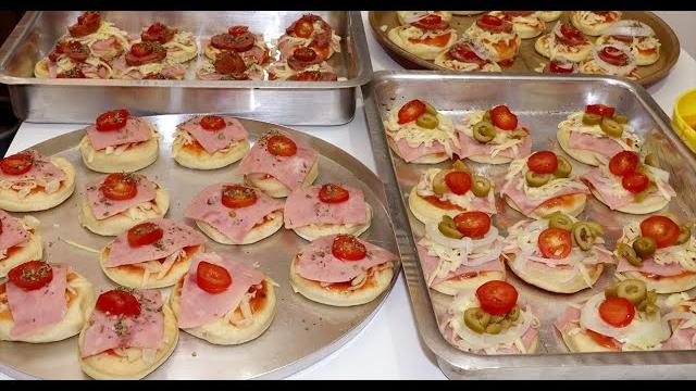 Mini Pizza vários Sabores receita para Ganhar Dinheiro