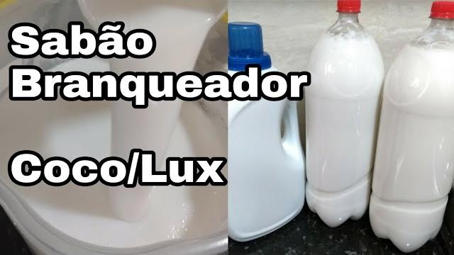 Sabão Branqueador de Coco Feito a Frio