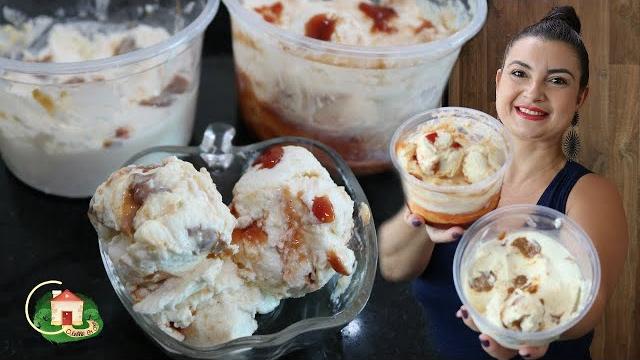 Sorvete Romeu e Julieta Saboroso Rápido e Refrescante