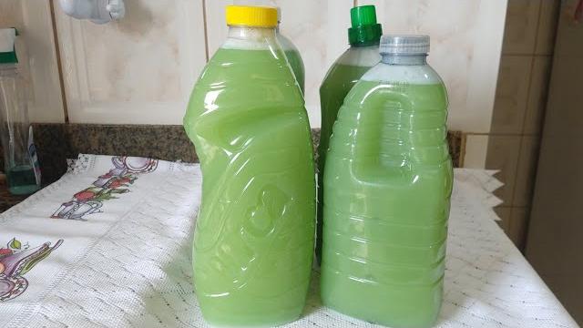 Como Preparar Sabão Líquido Caseiro com Pinho ou Citronela 🌲
