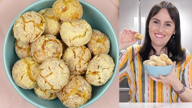 Broa de Fubá Recheada com Presunto e Queijo