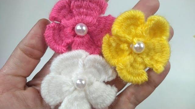 Faça uma Flor de Lã com um Garfo