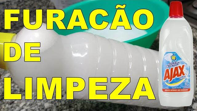Ajax Caseiro Para Limpeza Pesada Só com 2 Ingredientes – Muito Econômico e Barato