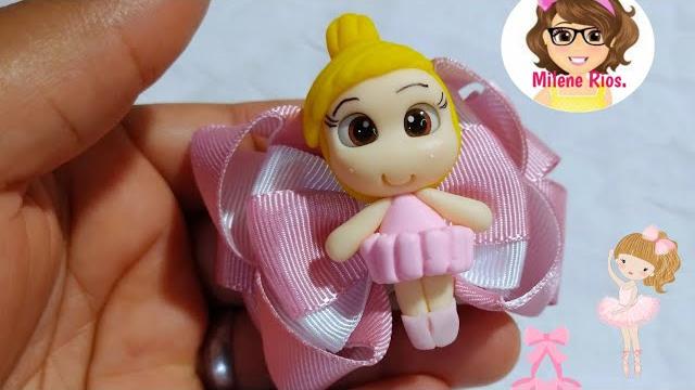 Laço Amorinha na Fita Numero 05