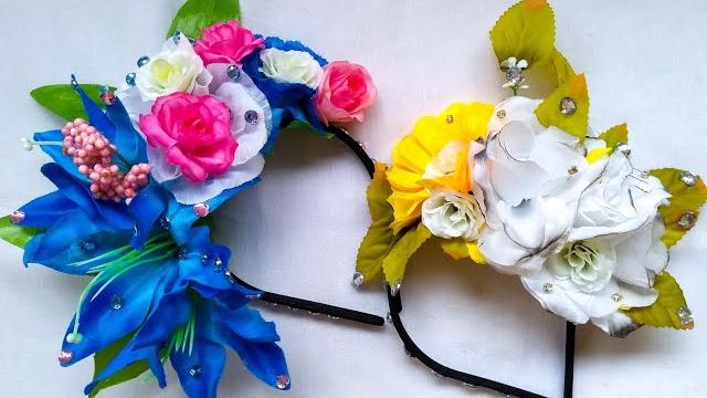 🌺Tiara de Flor para o Carnaval 🌺 Tiara de Flores🌺
