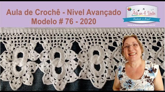 Lindo Bico de Crochê para Panos de Pratos