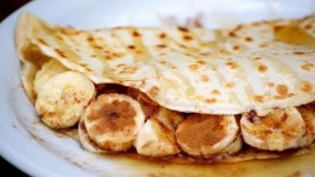 Receita de Crepioca Banana com Canela