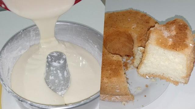 Bolo com 3 ingredientes Sem Farinha de Trigo