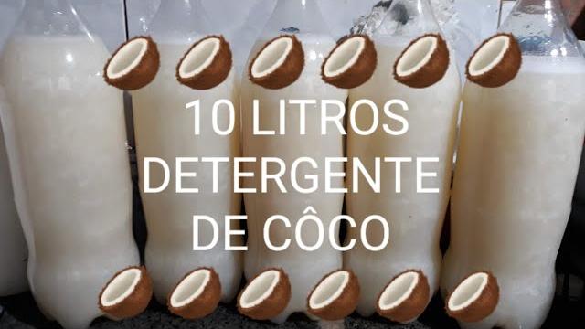 A melhor Receita – 10 Litros de Detergente de Côco