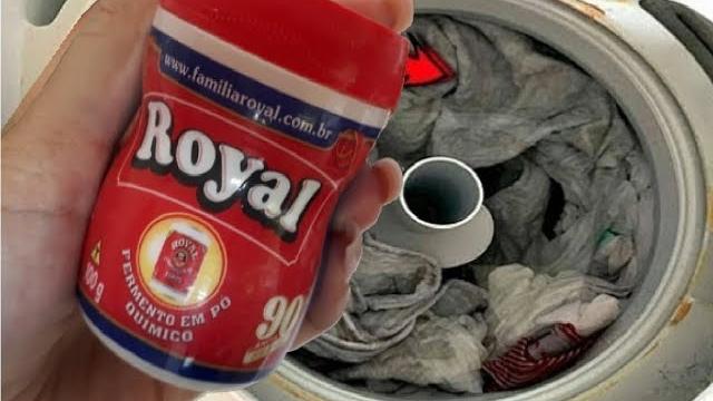 Coloque Pó Royal Nas Roupas e Veja Resultado