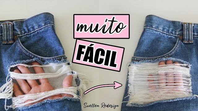 Como Consertar Destroyed de Roupa Jeans
