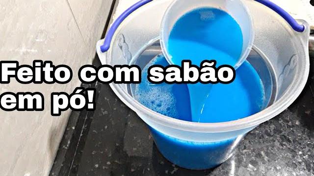 Sabão Liquido Faça com Qual Quer Sabão em Pó