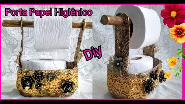 Porta Papel Higiênico – Reciclagem – Lixo ao Luxo
