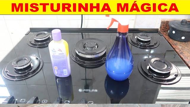 Misturinha Mágica Para Limpar Fogão e Vidros vai Devolver o Brilho dos Moveis