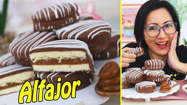 Alfajor Recheado com Doce de Leite – Tradicional da Argentina