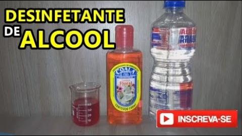 Faça Álcool Perfumado Desinfetante