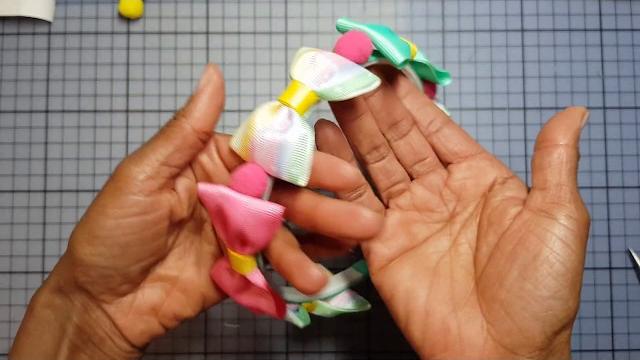 Como Fazer Tiara Colorida de Lacinhos