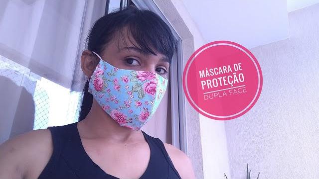 Como Fazer Mascara Com Dupla Face Totalmente Forrada