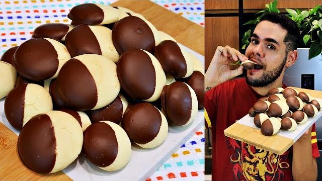 Bolachinhas Amanteigadas de Leite Condensado de 3 Ingredientes