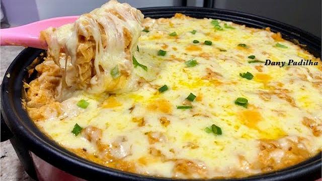 Macarrão Cremoso de Frigideira