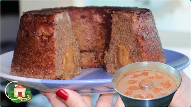 Bolo Nutritivo de Casca de Banana