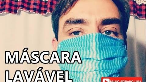 Mascara de Pano Perfex Lavável