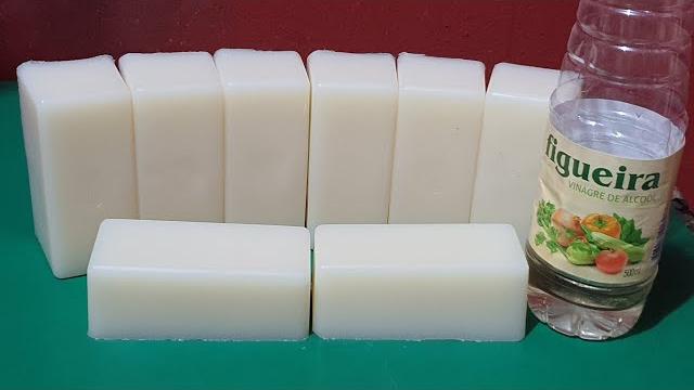 Sabão em Barra Glicerinado com Álcool