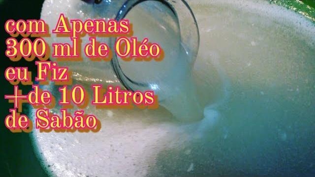 12 Litros de Sabão Gastando 3,25