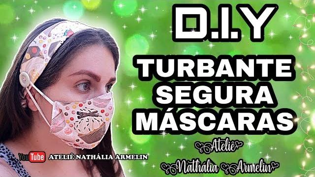Turbante Segura Mascara – Ótimo Para Quem Usa óculos