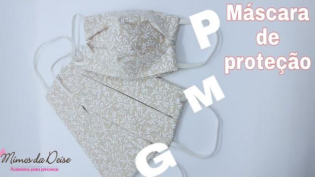 Máscara de Proteção que não Utiliza Maquina de Costura