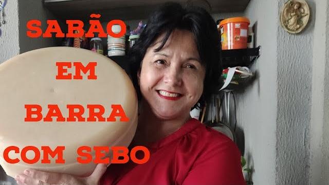Sabão em Barra Feito com Sebo, Sem Óleo, Limpa Muito e Espuma Muito