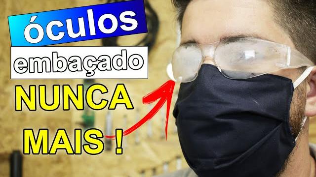 SUPER dica COMO usar MÁSCARA sem embaçar os ÓCULOS