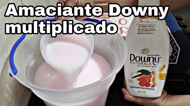 Multiplicação de Amaciante Downy Com Amaciante Caseiro