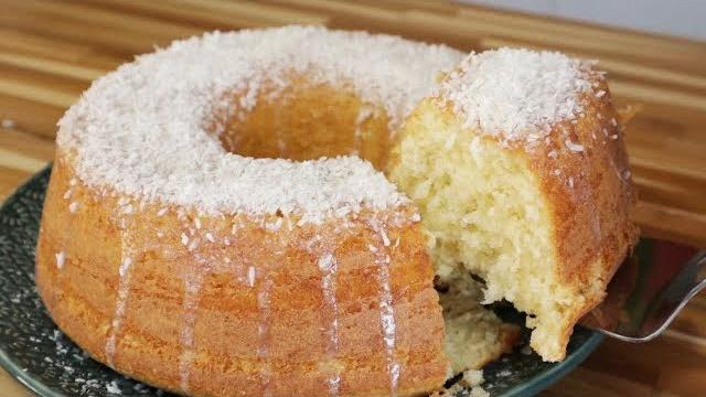 RECEITA DE BOLO DE COCO MAIS FÁCIL QUE EXISTE – SUPER FOFINHO