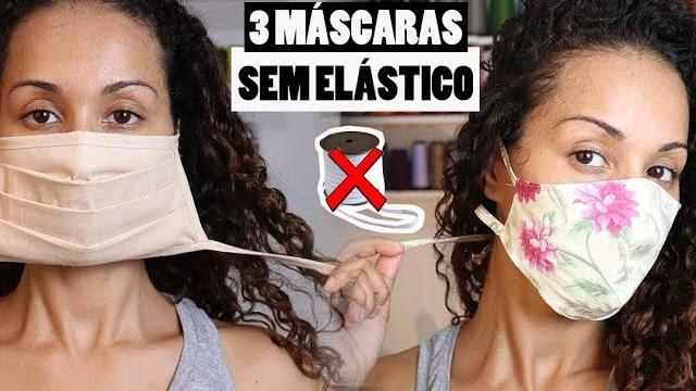 Máscara de Proteção Sem Elástico – Faça e Venda