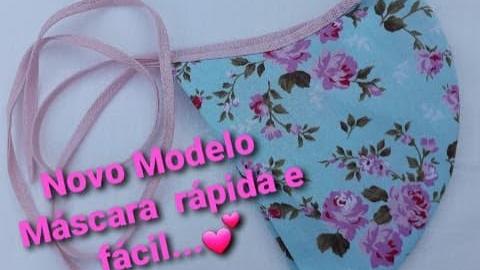 NOVO MODELO MÁSCARA DE PROTEÇÃO ANATÔMICA RÁPIDA E FÁCIL SEM ELÁSTICO