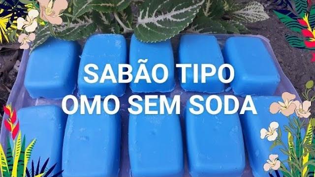 SABÃO EM BARRA CASEIRO TIPO OMO SEM SODA