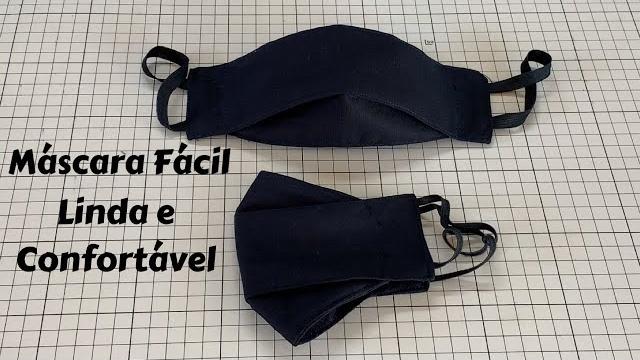 Como fazer uma máscara fácil, bonita e confortável