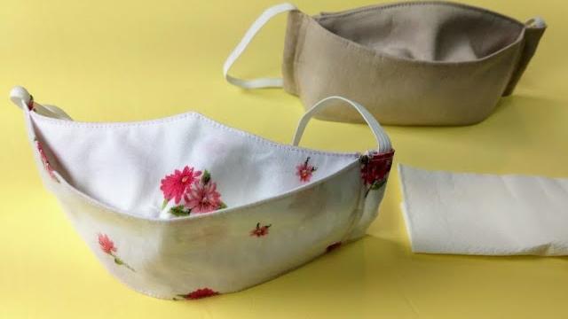 DUAS MÁSCARAS 3D COM FILTRO E SEM FILTRO – COM MOLDE FÁCIL E RÁPIDA