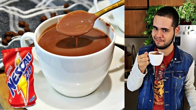 CHOCOLATE QUENTE SUPER CREMOSO DE NESCAU – FÁCIL E RÁPIDO