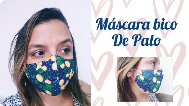 Máscara Bico de pato com regulagem na lateral