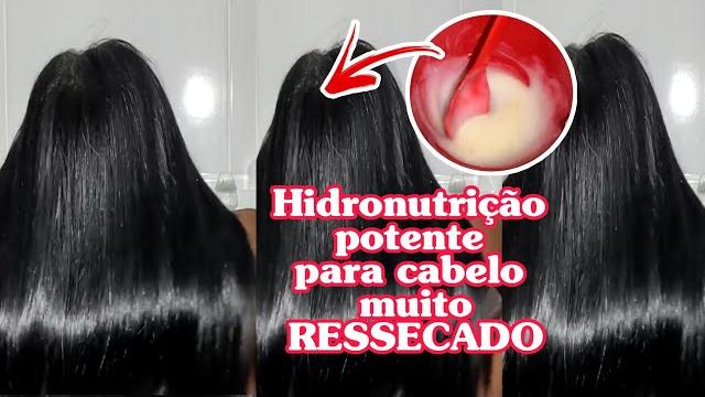 Super Nutrição Potente Para Cabelos Muito Ressecados e Com Pontas Duplas