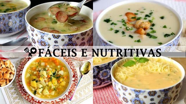 4 Sopas Incríveis, Fáceis e Nutritivas Para Aquecer Nos Dias Frios