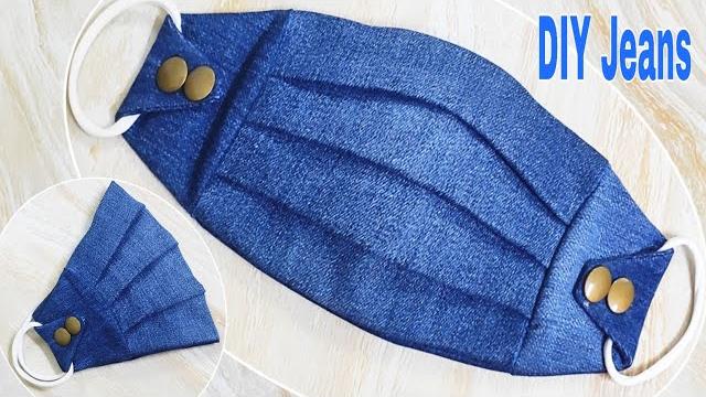 Aprenda a fazer Uma Mascara Jeans Super Fácil e Com Ótima Proteção