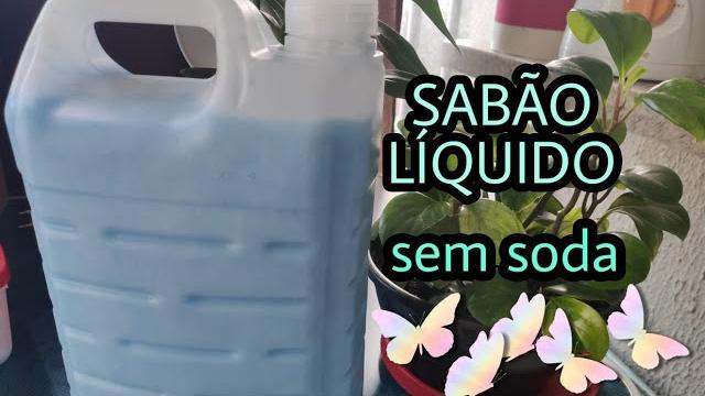 Sabão Liquido Caseiro Sem Soda – Para Alérgicos ou Que Não Gostam de Usar Soda