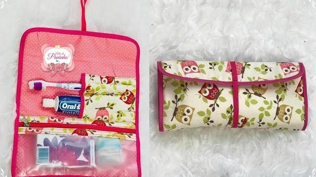 Estojo de Higiene Bucal com Viés – Passo a Passo por Arte de Paninho