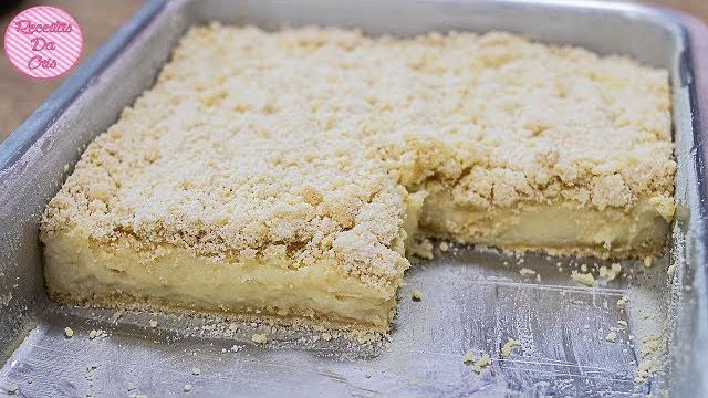Cuca Cremosa de Leite Condensado Com Farofa Fácil